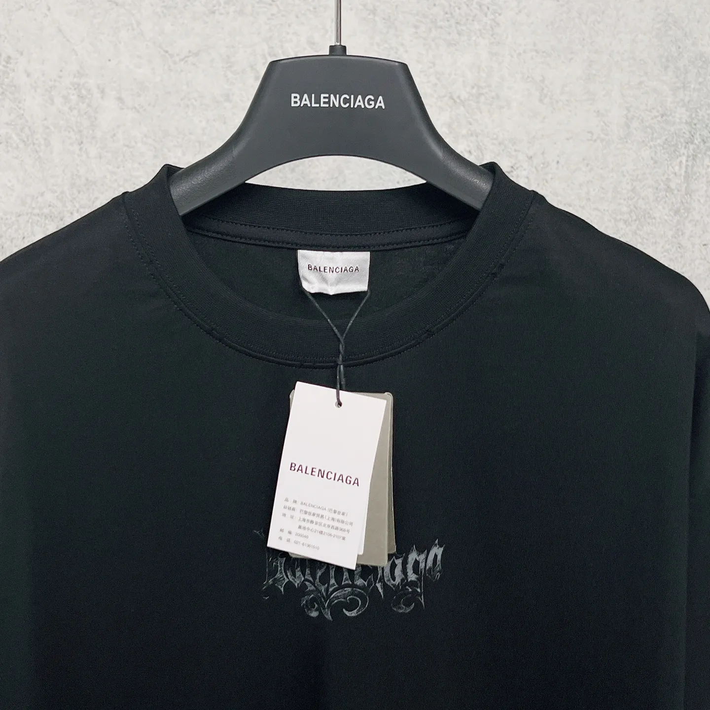 【 . Quality】BALENCI*GA/ .SS 26 New Arrival 。 Balenclag* T 。 . Authentic ， 。 ZP 。 260 ， . ， ， 。 。 ， 。 OS . Same Style ：BL 263778 ：Black，White Size：XS S M L